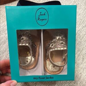 Jack Rogers Kids Silver Sandals
